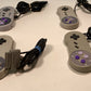 4 Super Famicom Nintendo SNES 3rd Party Controllers, Untested