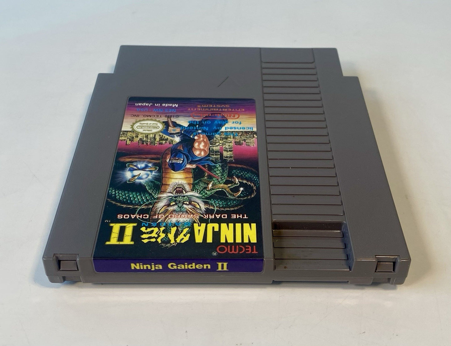 Ninja Gaiden II 2 The Dark Sword of Chaos Nintendo NES Complete in Box CIB Works