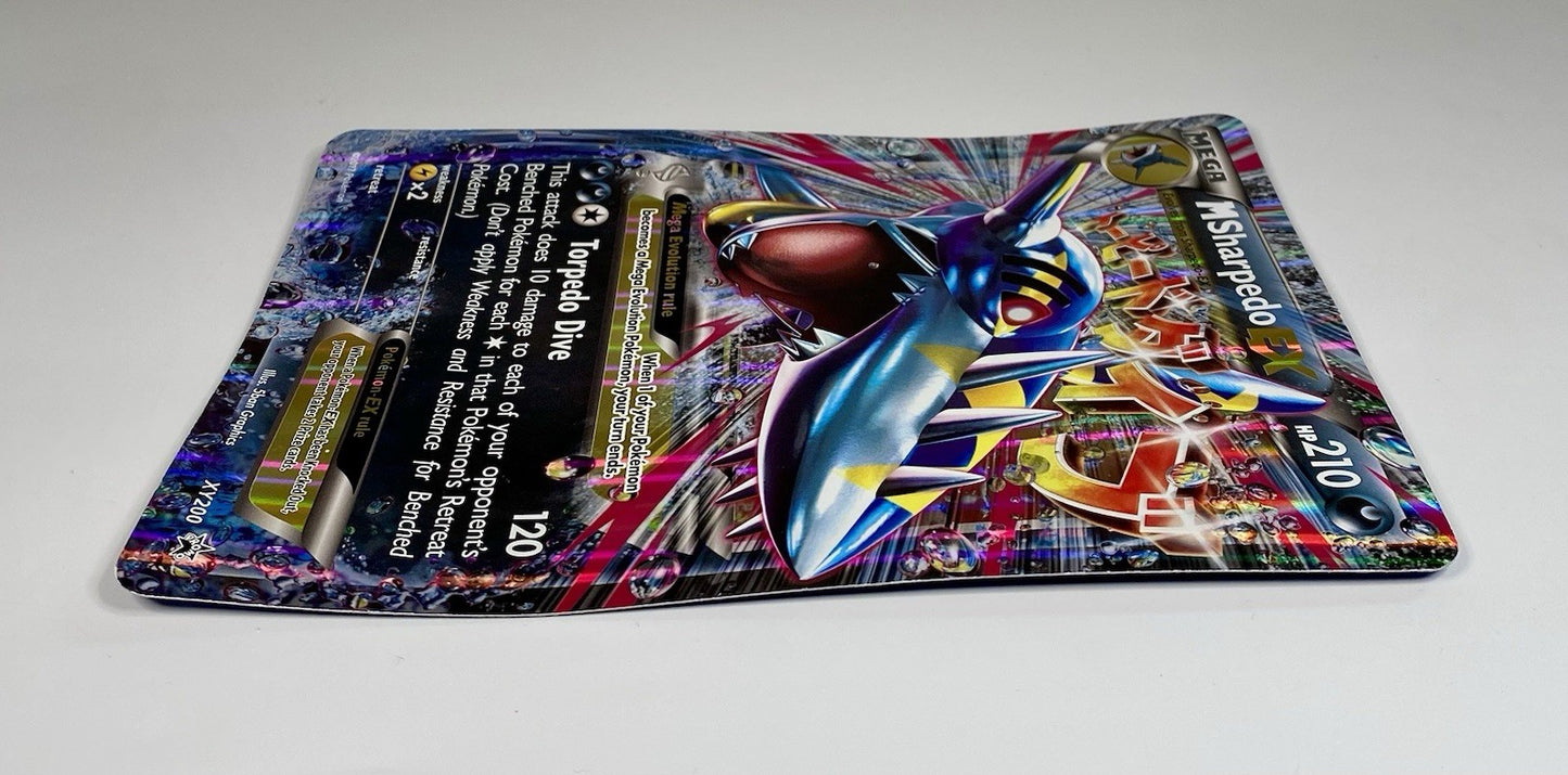 M Sharpedo EX XY200 & M Camerupt Ex XY198 Bundle Oversized Jumbo Promo Cards MP