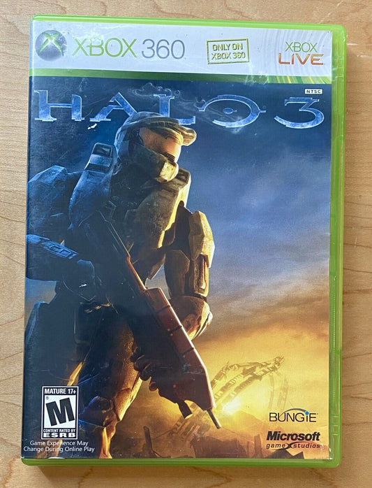 Halo 3 (Xbox 360, 2007) CIB w/ Manual, Insert, & Poster, Authentic & Tested