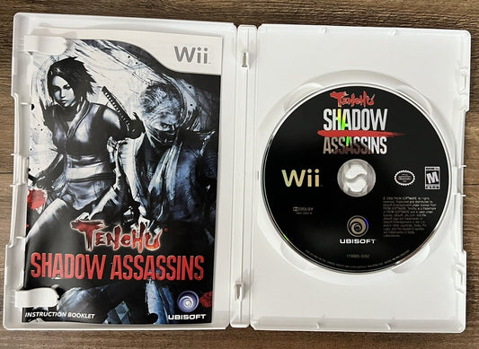 Tenchu: Shadow Assassins Nintendo Wii COMPLETE W/ Manual CIB Tested & Works!