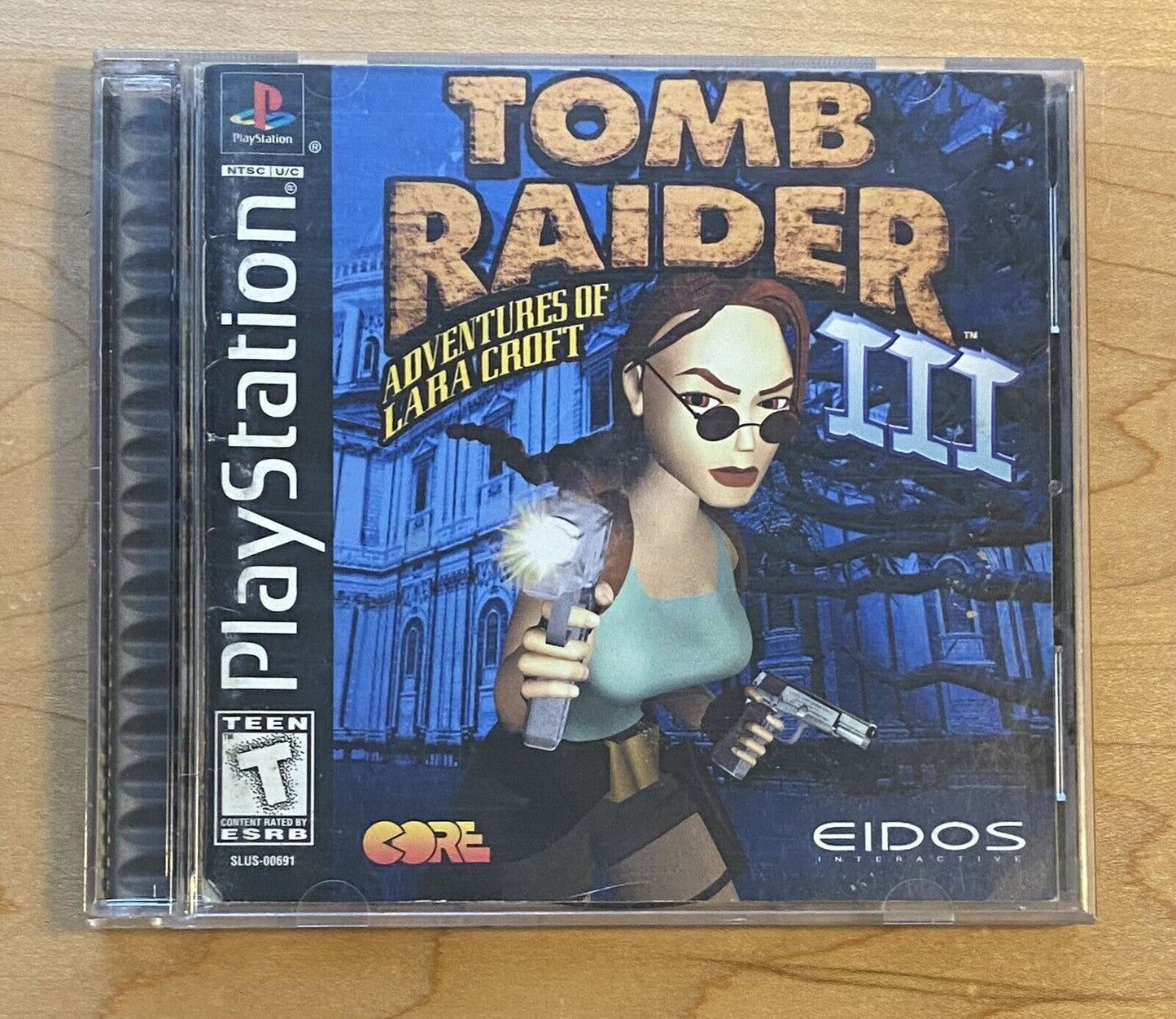 Tomb Raider III (PlayStation 1 PS1, 1998) Black Label CIB, Authentic & Tested