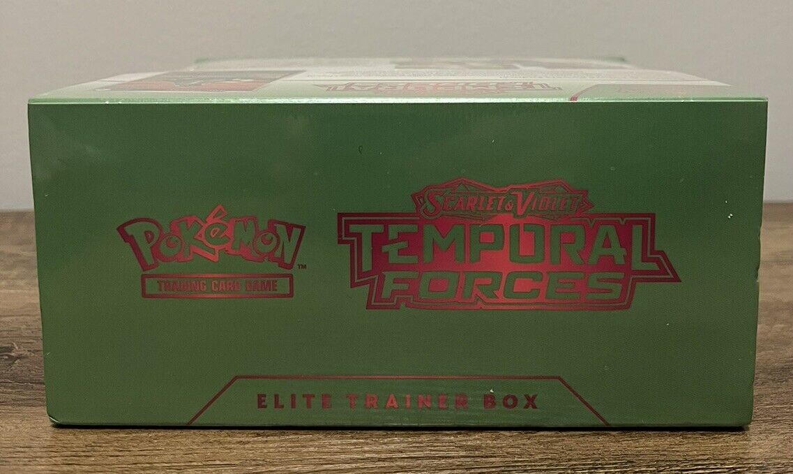 Pokemon Temporal Forces Elite Trainer Box Iron Leaves Brand New Factory Sealed