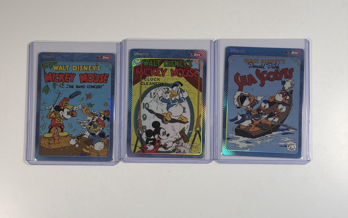 2023 Kakawow Hotbox Disney 100 Mickey & Friends PR 10 Cards Bundle Lot All NM