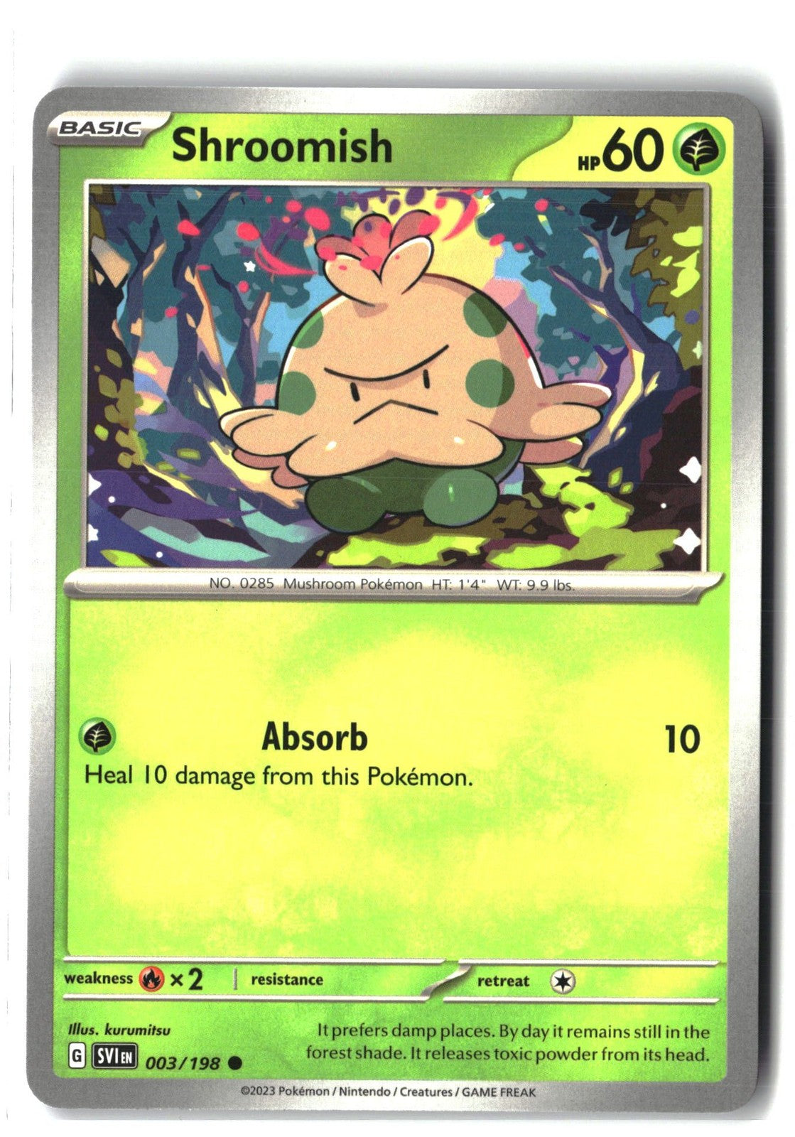 Shroomish (Scarlet & Violet Base Set 003/198) NM