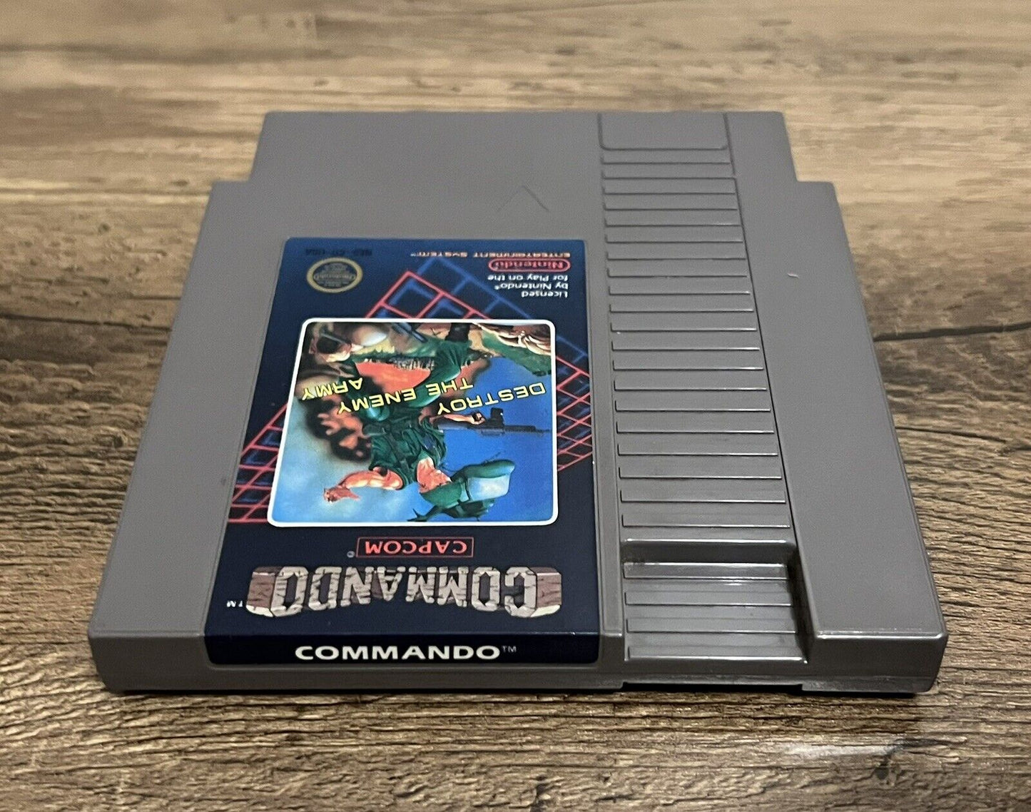 Commando (Nintendo Entertainment System, 1986)  5 Screw Authentic & Tested!