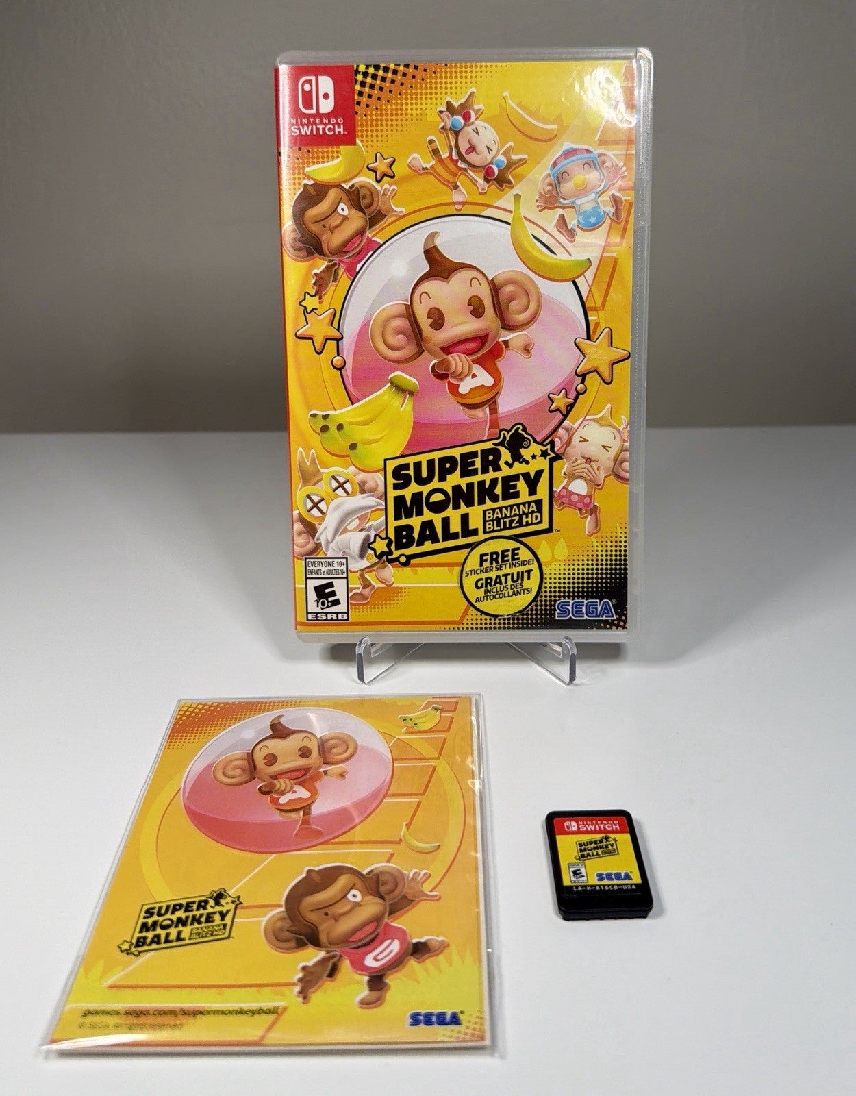 Super Monkey Ball: Banana Blitz HD (Nintendo Switch) Complete CIB W/  Stickers