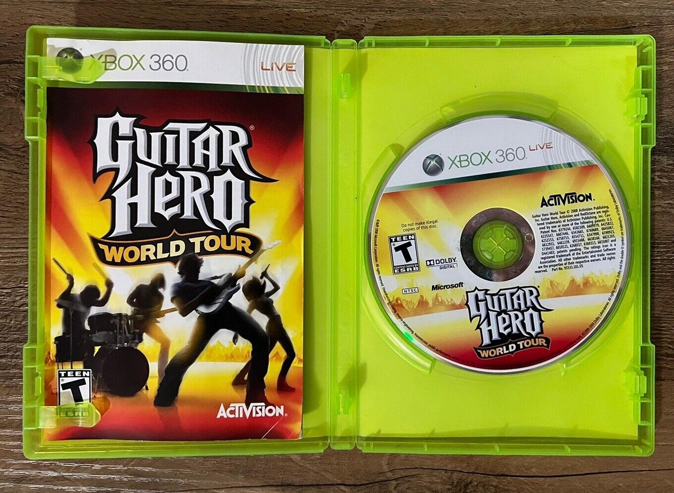 Guitar Hero World Tour - Microsoft Xbox 360 CIB Tested And Works!