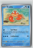 Krabby (SV: Scarlet & Violet 151 098/165) NM