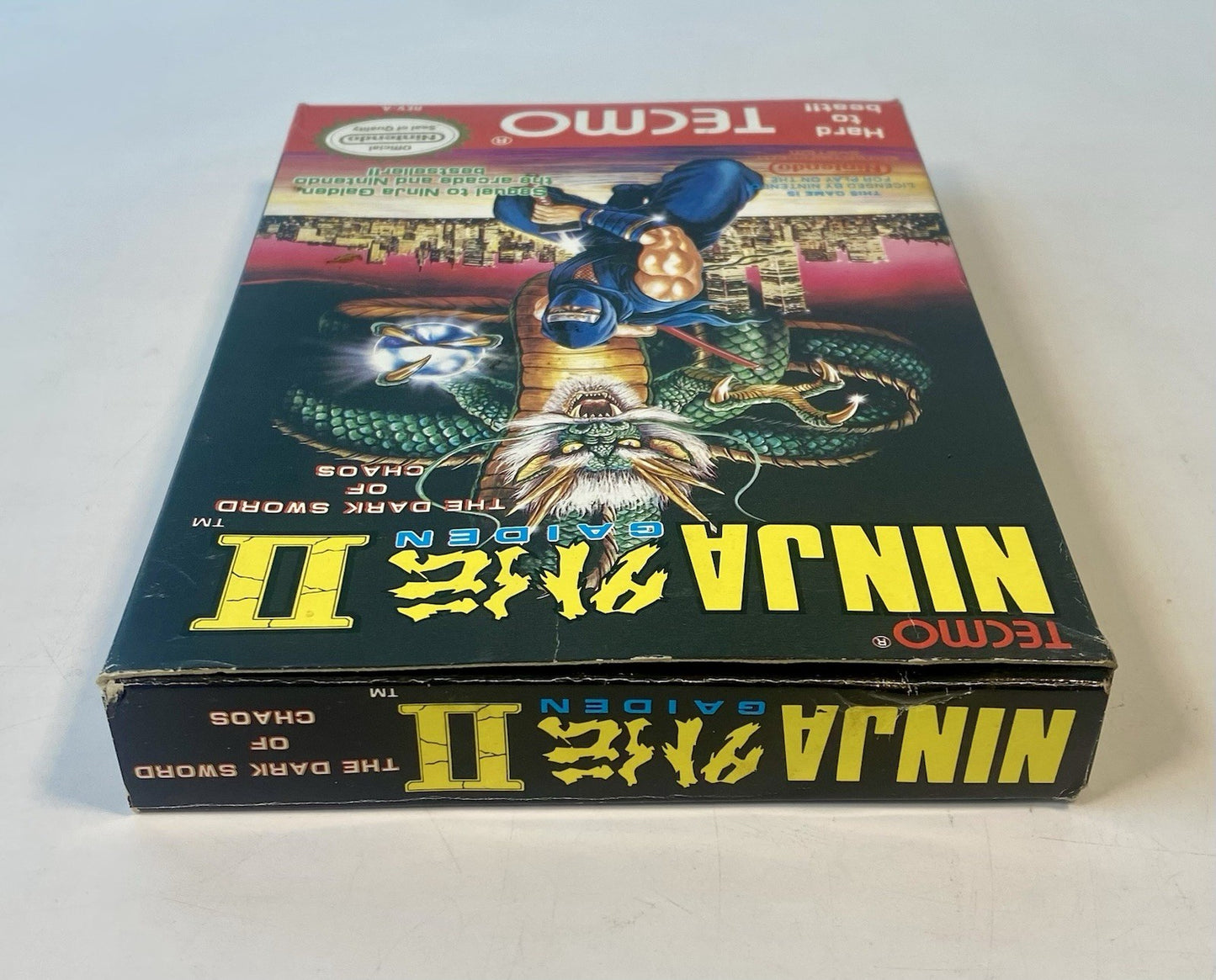 Ninja Gaiden II 2 The Dark Sword of Chaos Nintendo NES Complete in Box CIB Works