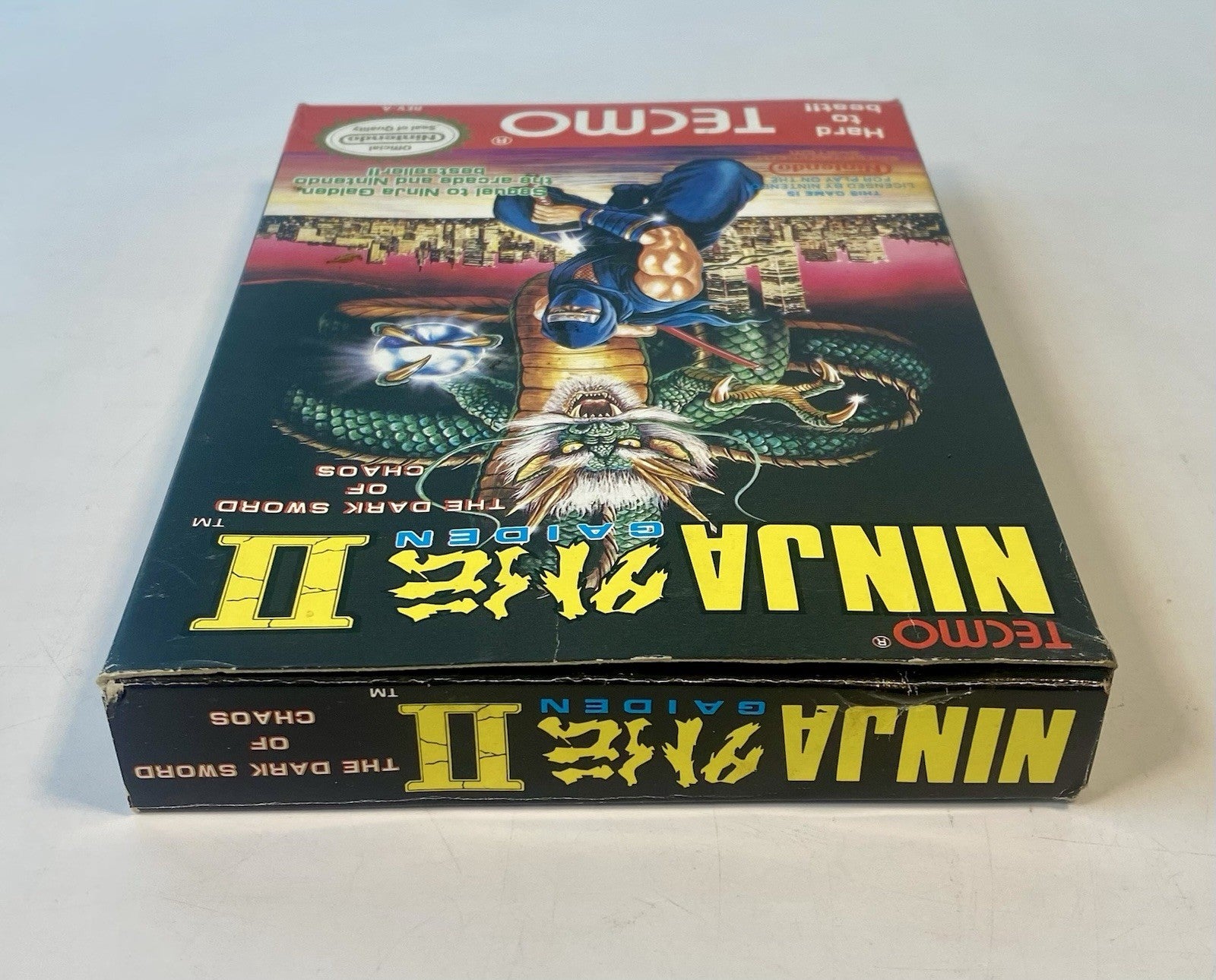 Ninja Gaiden II 2 The Dark Sword of Chaos Nintendo NES Complete in Box CIB Works