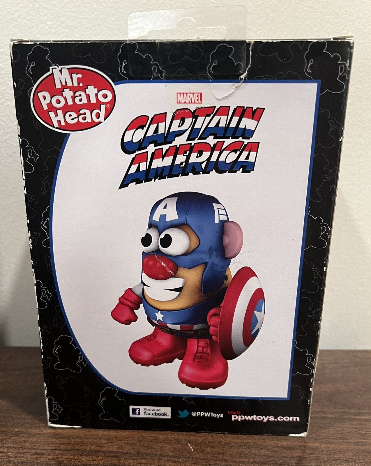 Mr. Potato Head Marvel Captain America Playskool 6" Collectors Edition NIB New