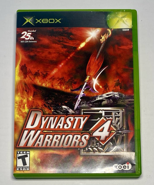 Dynasty Warriors 4 ( Original Microsoft Xbox, 2003) Tested & Works!