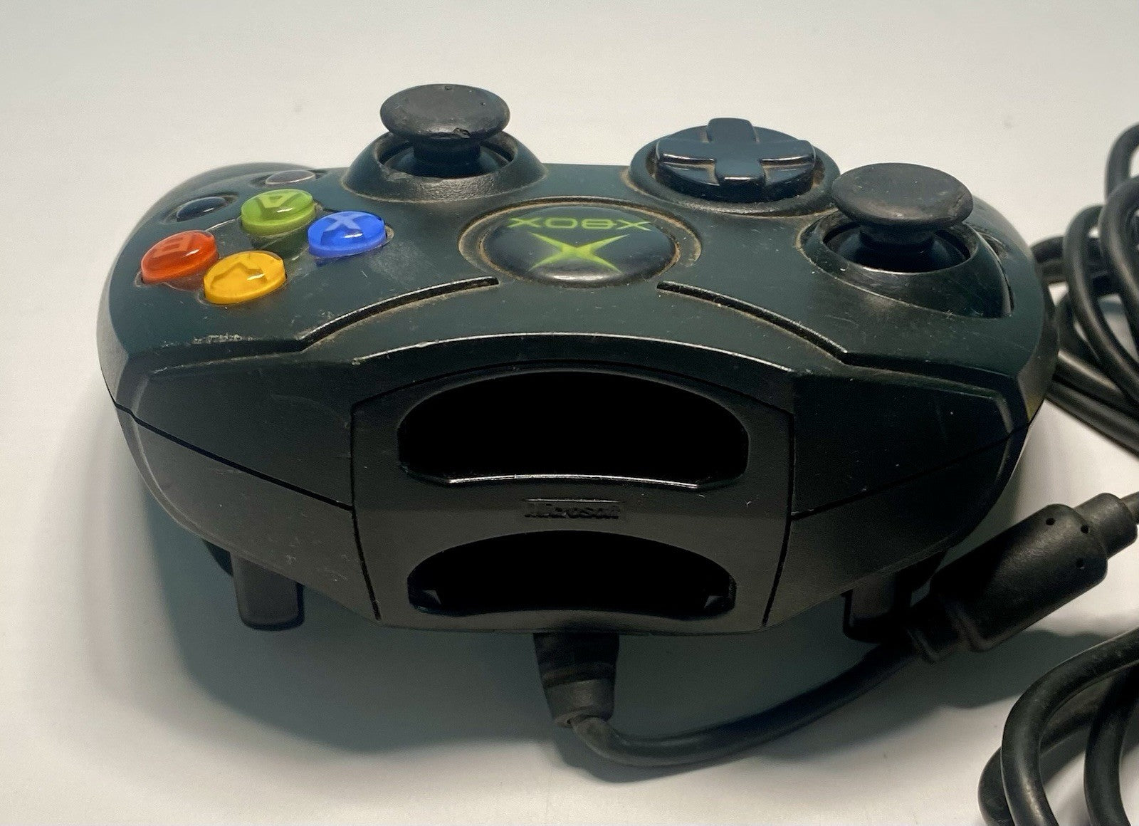 Microsoft Original Xbox Console W/ Controller & Cords For Parts Or Repair Read