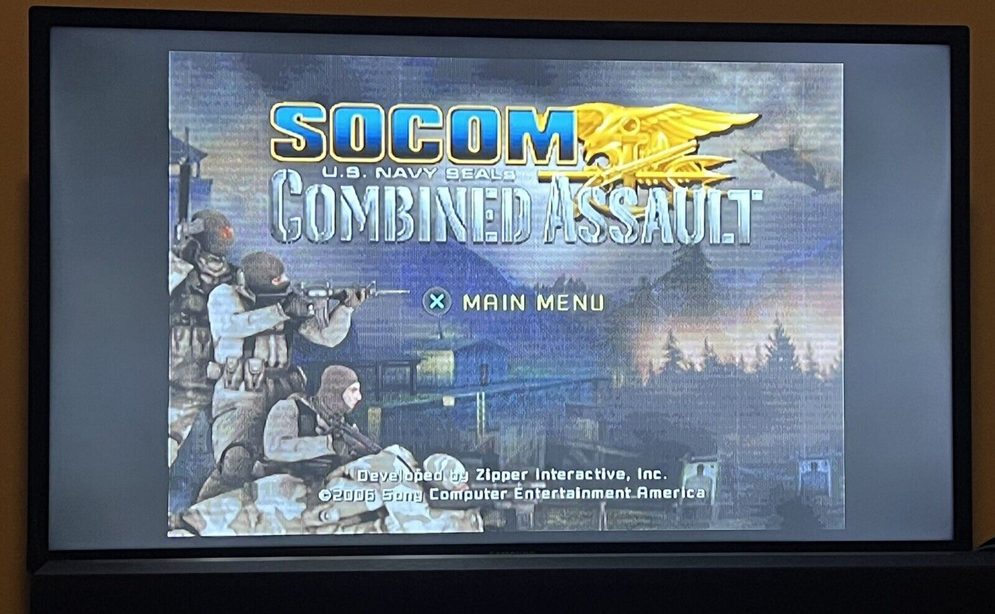 SOCOM: U.S. Navy SEALs Combined Assault PS2 Sony PlayStation 2, 2006 CIB Tested