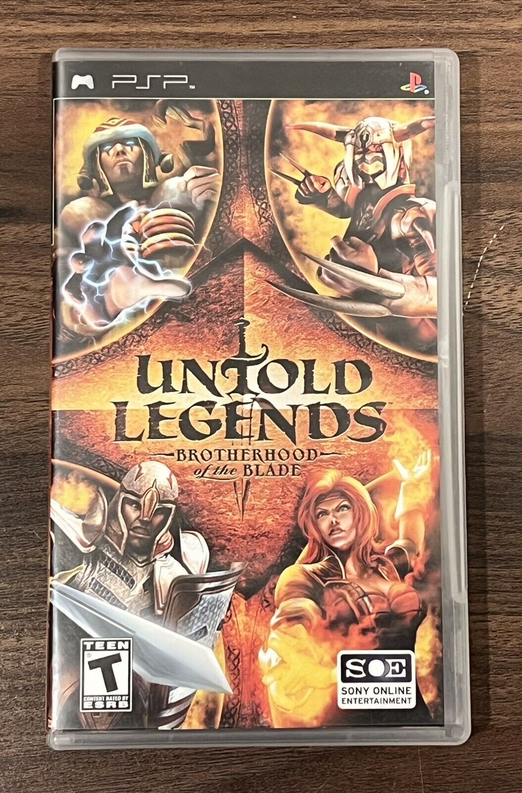 Untold Legends: Brotherhood of the Blade (Sony PSP, 2005) Complete Manual Tested