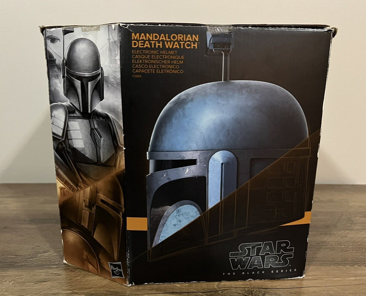 Hasbro Star Wars Black Series Mandalorian Death Watch Helmet (read Description)