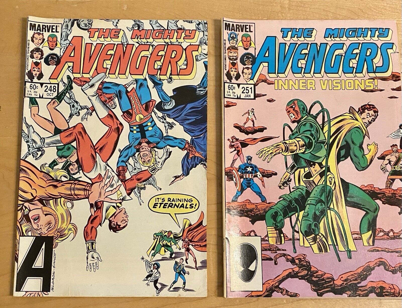 The Mighty Avengers Lot of 4 - 248 251 252 254