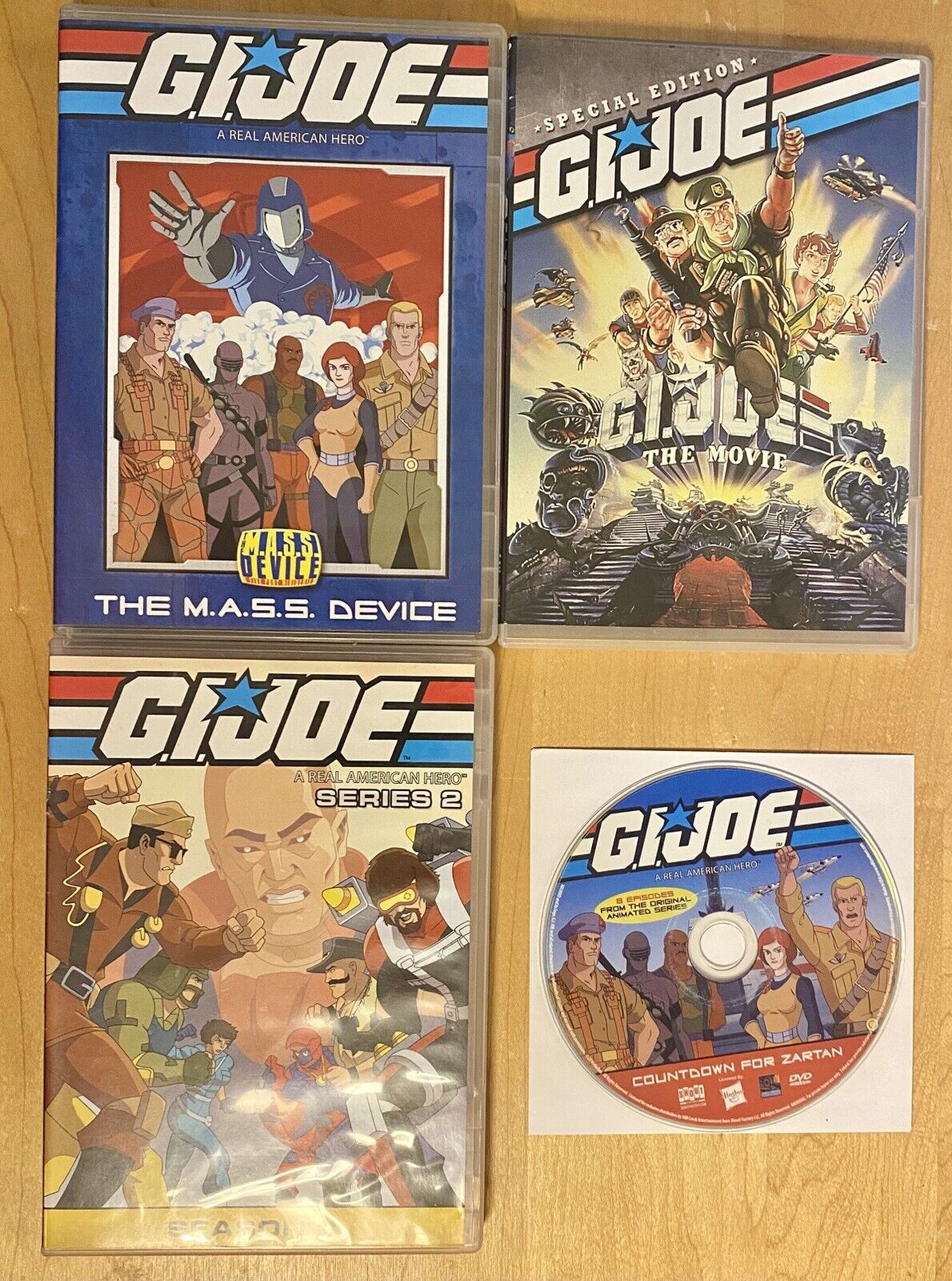 G.I. Joe DVD Lot: Special Edition Movie, The MASS Device, Season 2, Countdown