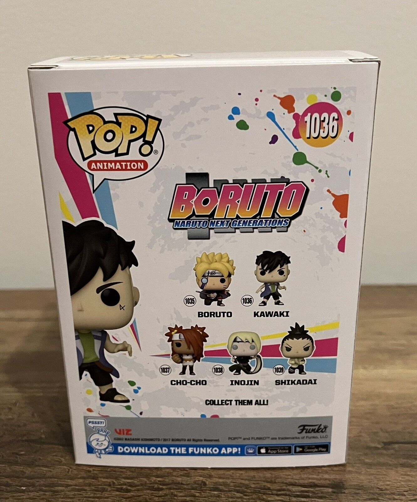 Funko POP! Animation: Boruto Naruto Next Gen Set of 5 1035 - 1039