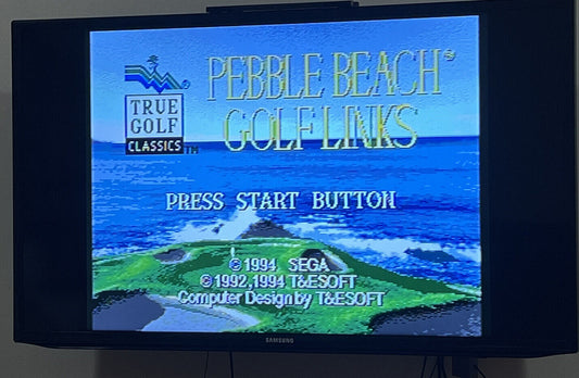 Pebble Beach Golf Links (Sega Genesis, 1994, SEGA Sports)