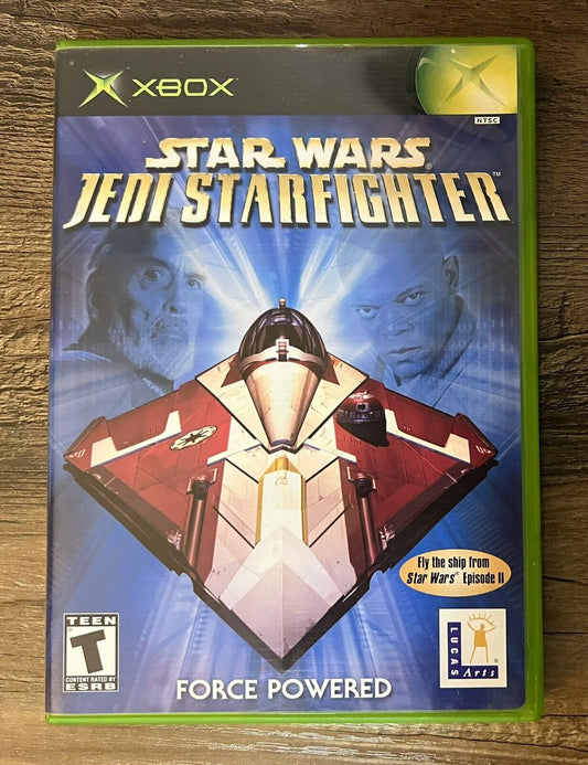 Star Wars Jedi Starfighter Microsoft Xbox Xbox - Complete Reg Card / Manual