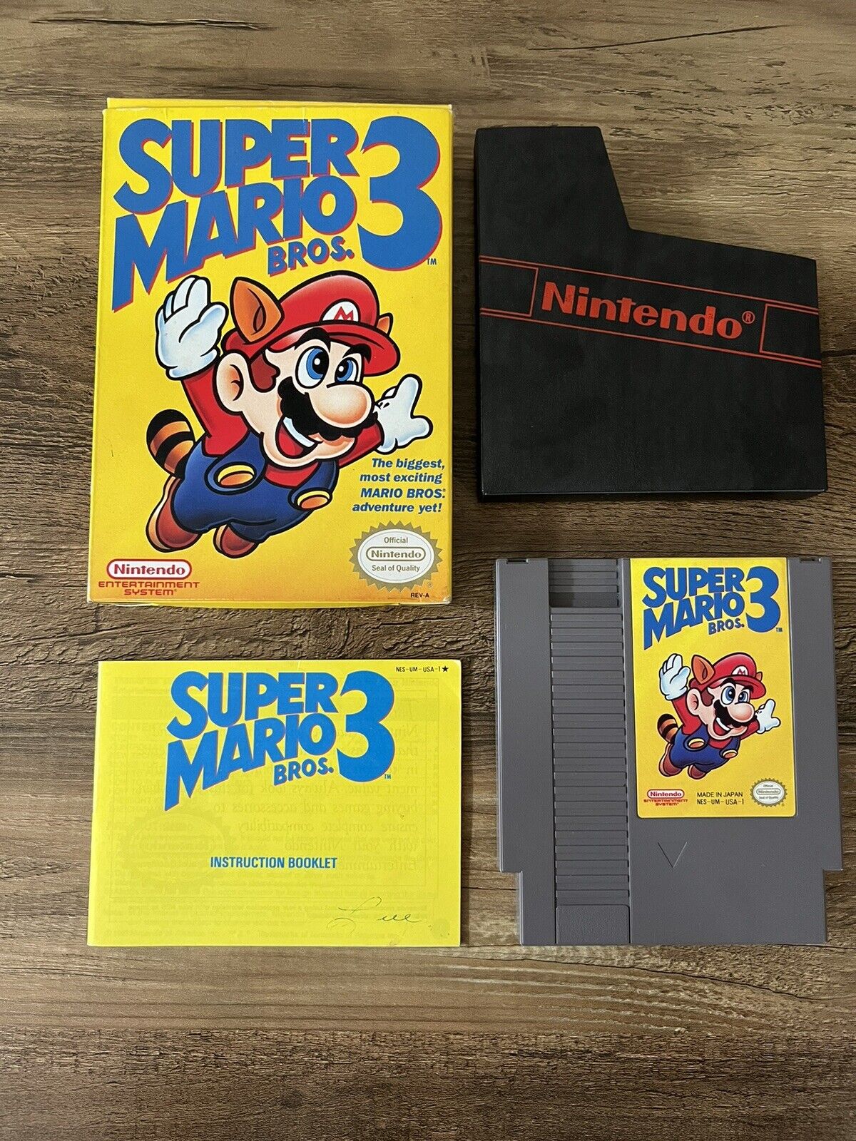 Nintendo NES Super Mario Bros. 3 Complete In Box CIB Tested