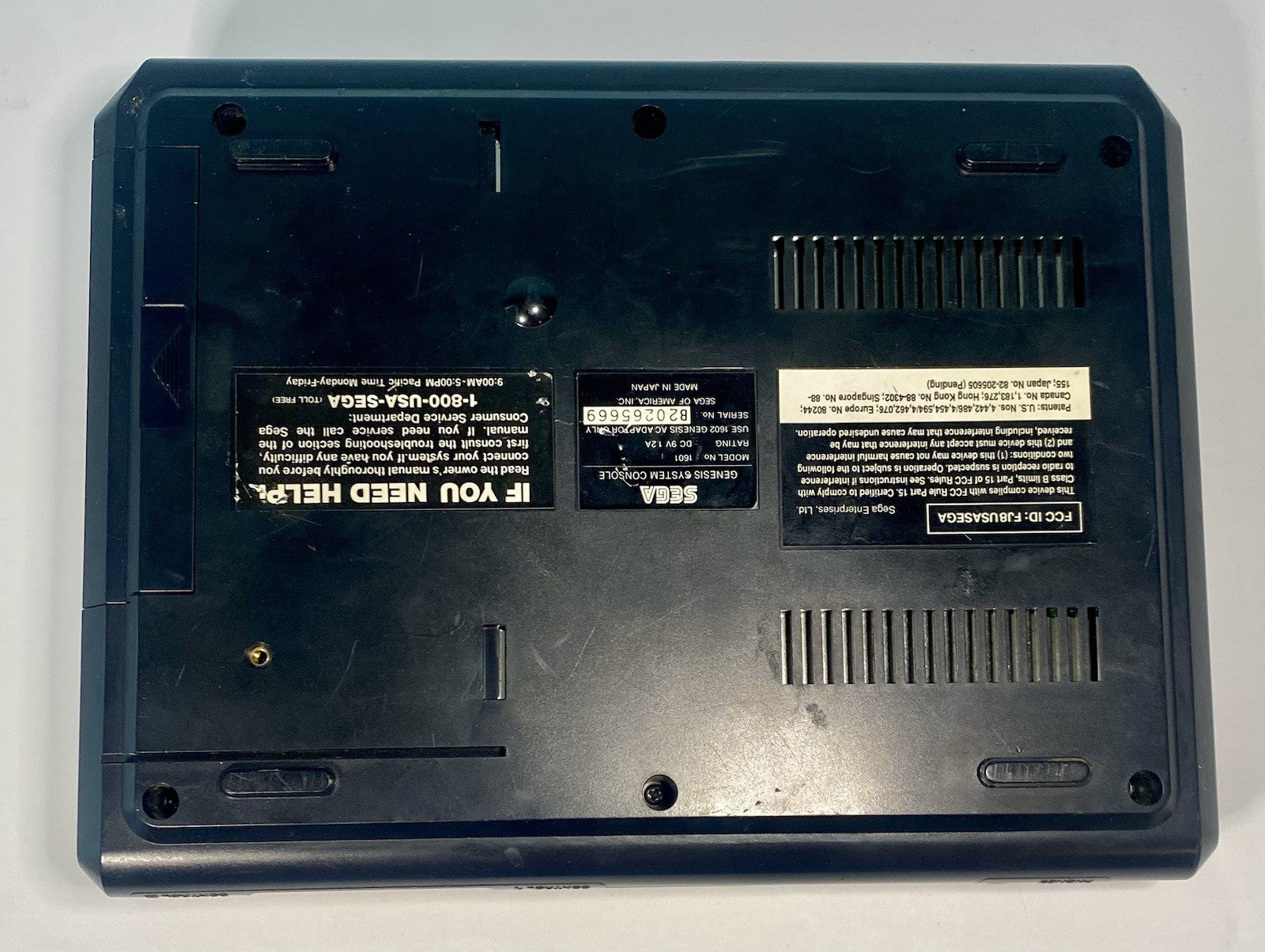 Sega Genesis Console Model 1 HD Graphics 1601 High Definition W/ Cords, Tested