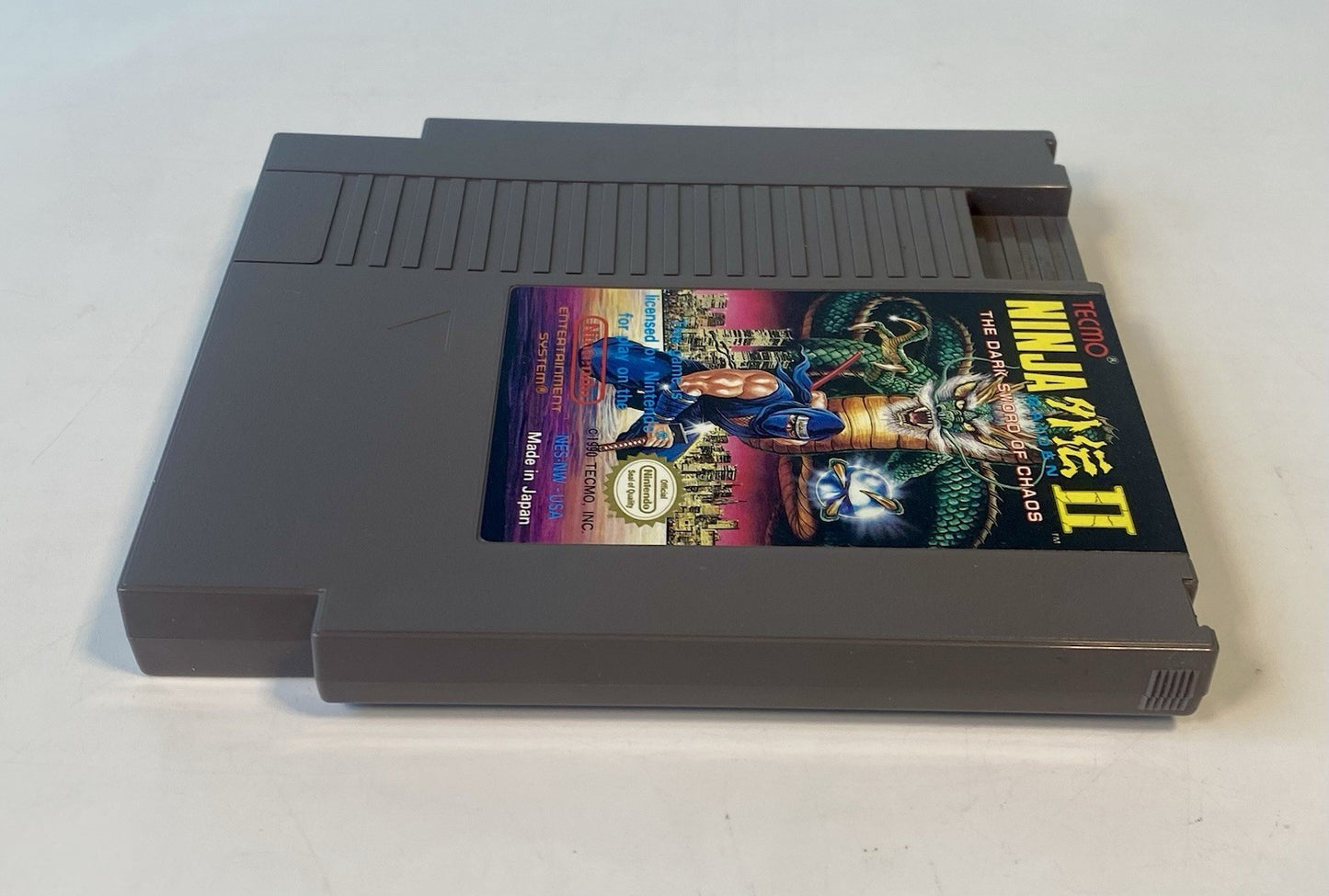 Ninja Gaiden II 2 The Dark Sword of Chaos Nintendo NES Complete in Box CIB Works