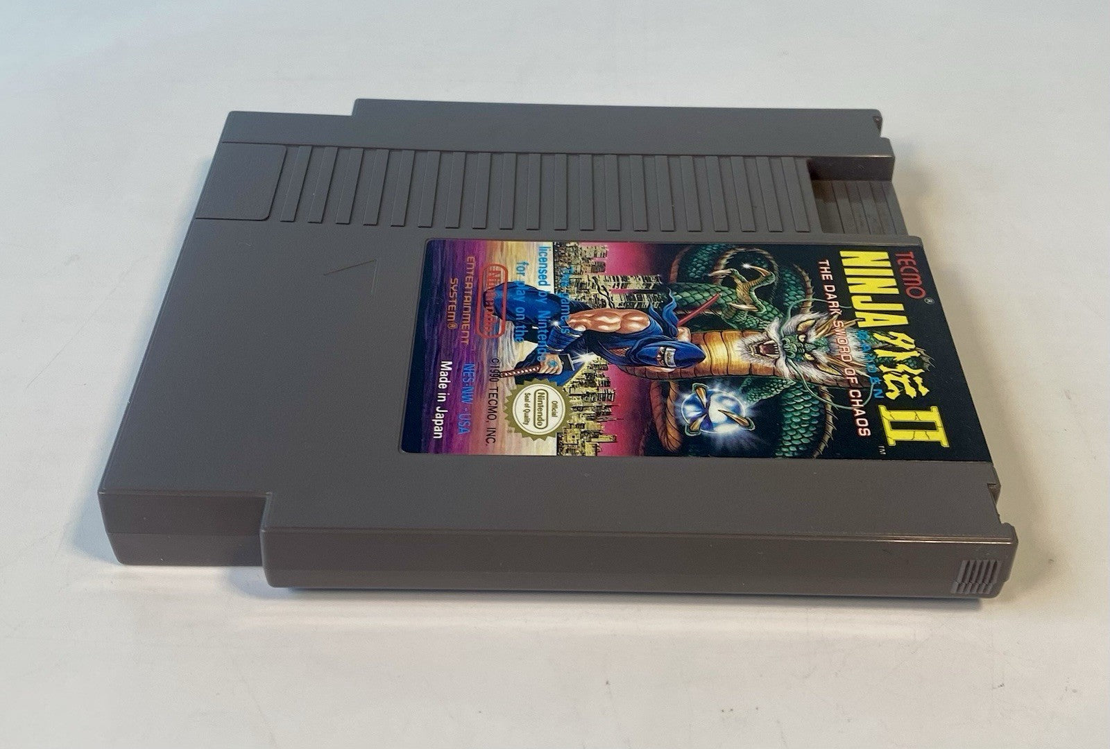 Ninja Gaiden II 2 The Dark Sword of Chaos Nintendo NES Complete in Box CIB Works