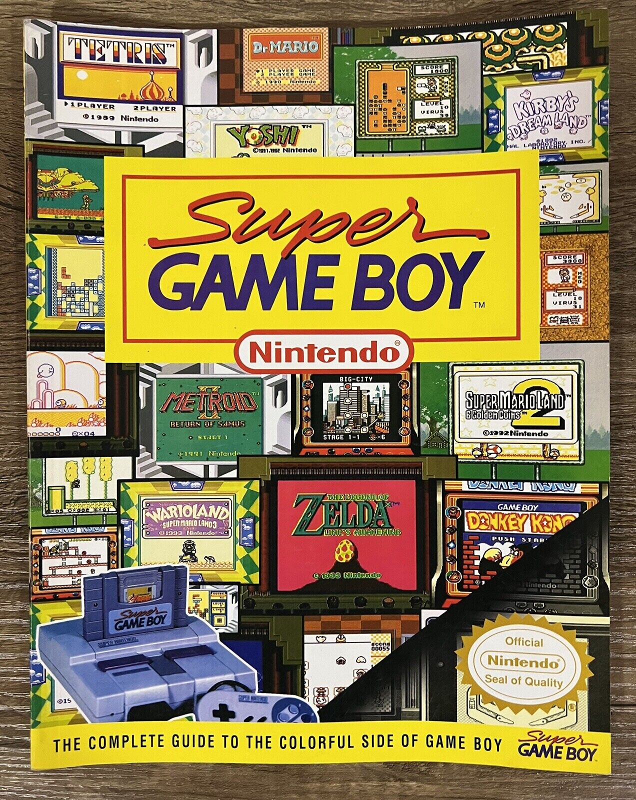 Nintendo Super Game Boy Complete User Guide Book SNES 1994 USED