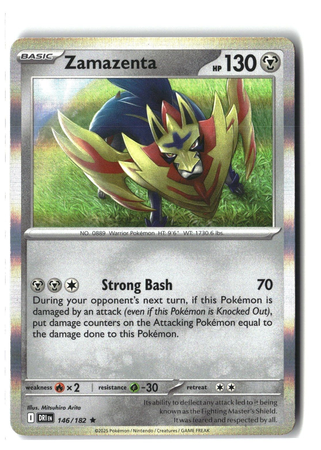 Zamazenta Holofoil NM (Destined Rivals 146/182)