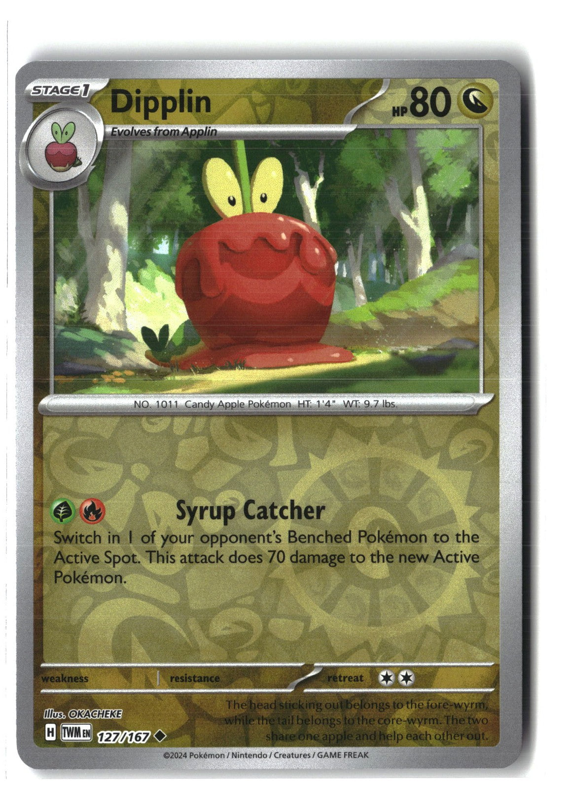 Dipplin Reverse Holofoil NM (Twilight Masquerade 127/167)