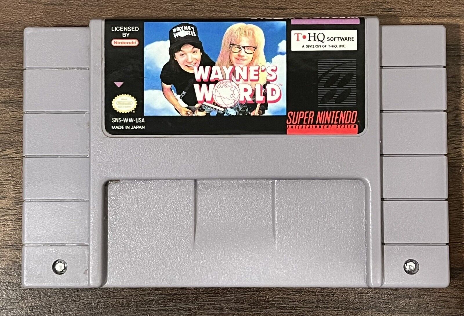 Wayne's World - Authentic Super Nintendo Game SNES - Tested