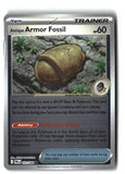 Antique Armor Fossil Reverse Holofoil NM (Pitch Black 072/084)
