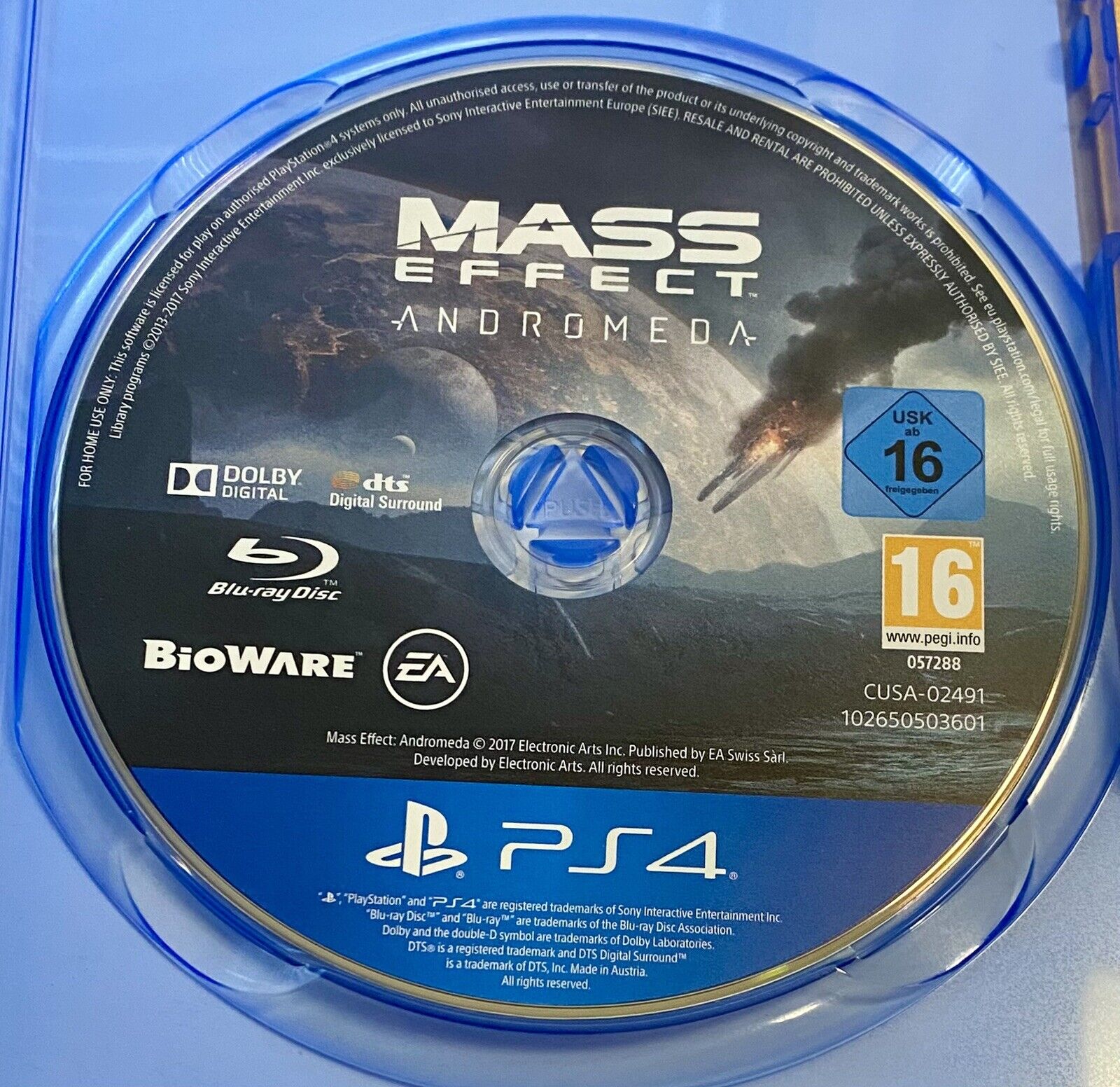 Mass Effect Andromeda PAL Region (Sony PlayStation 4, 2018) Authentic