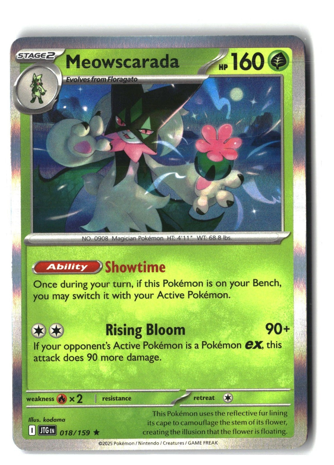 Meowscarada Holofoil NM (Journey Together 018/159)