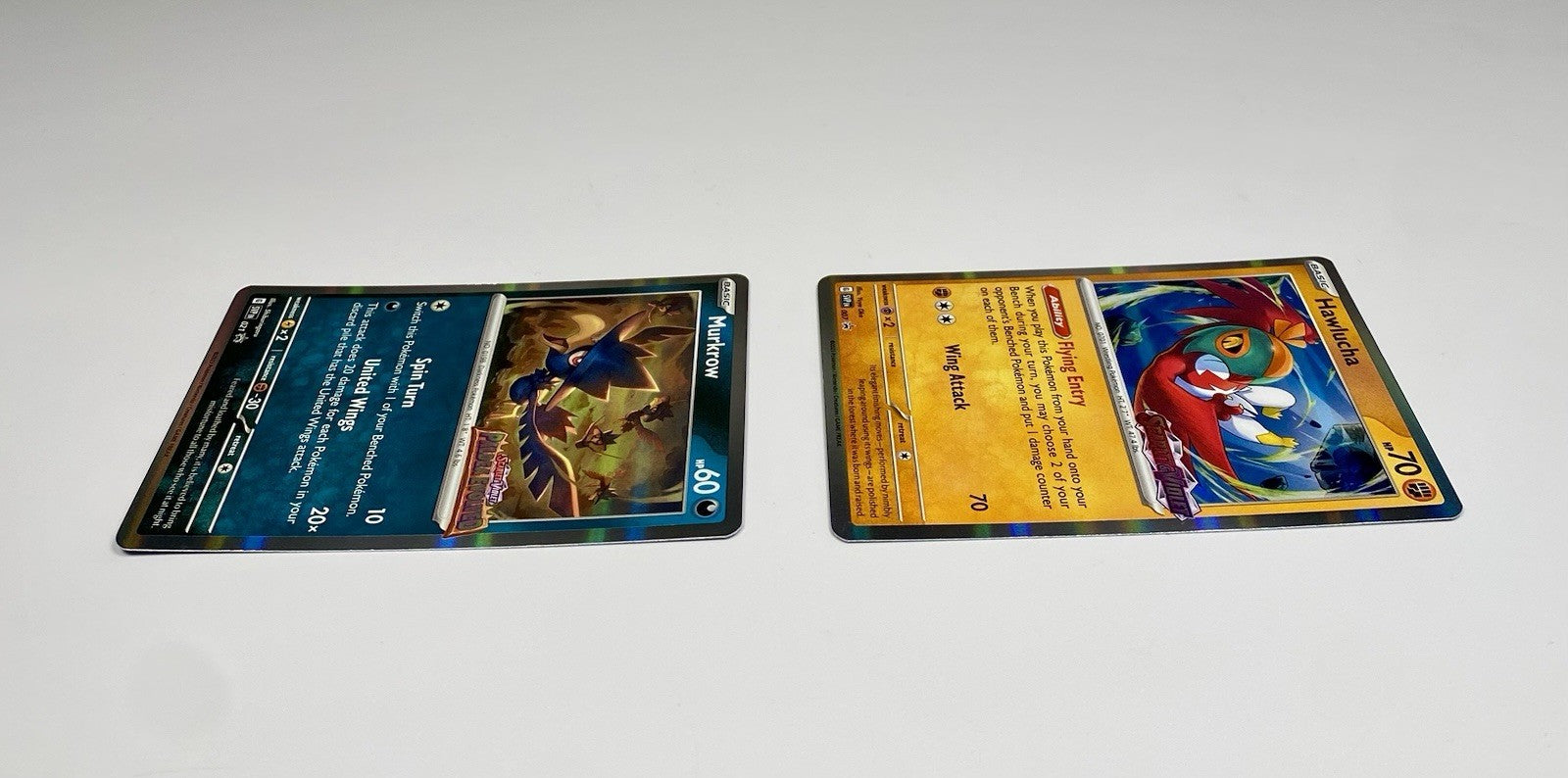 Pokémon Black Star Scarlet Violet & Paldea Evolved Promos Hawlucha 7 Murkrow 21
