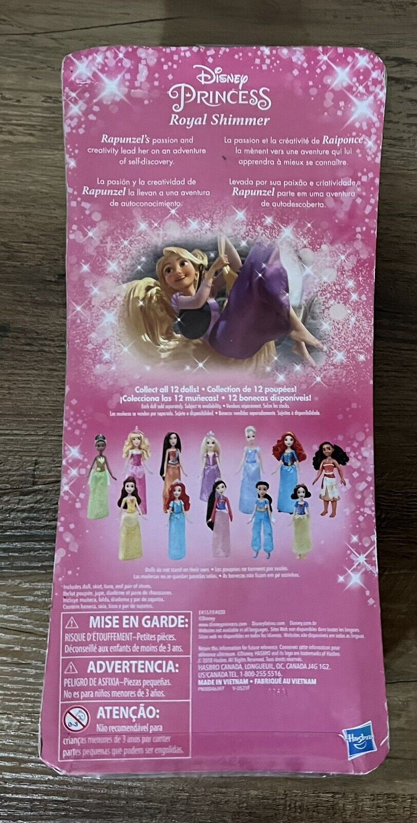 Disney Princess Royal Shimmer Rapunzel Doll 