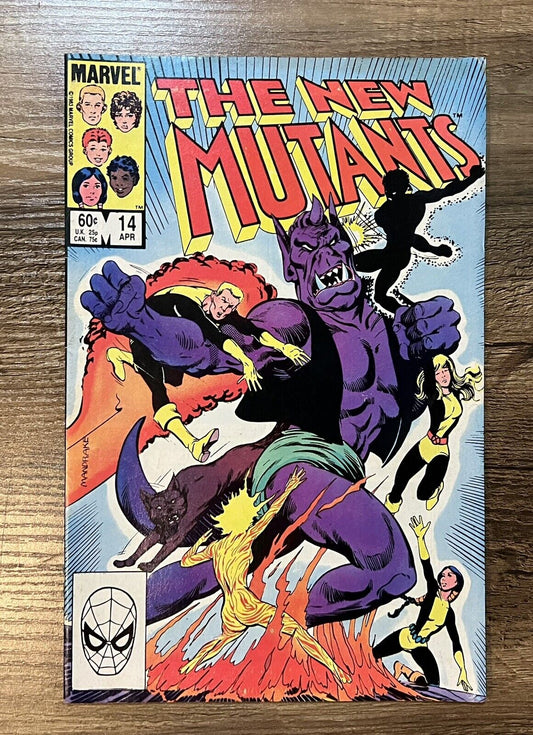 The New Mutants #14 Newsstand Marvel Comics 1984