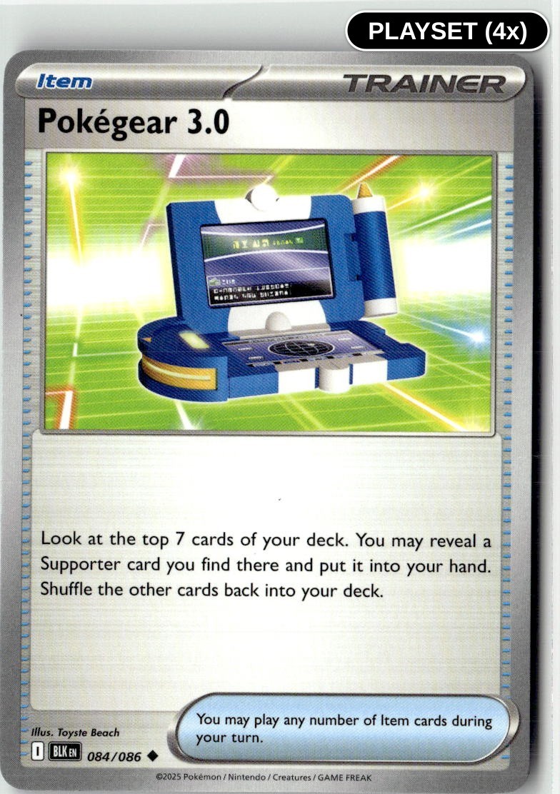 Pokegear 3.0 Playset (SV: Black Bolt 084/086)