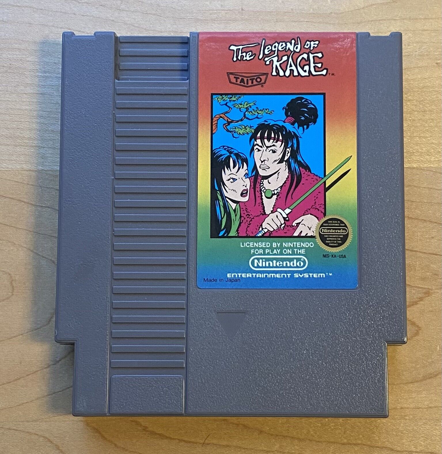 The Legend of Kage (Nintendo Entertainment System NES, 1987) Authentic & Tested