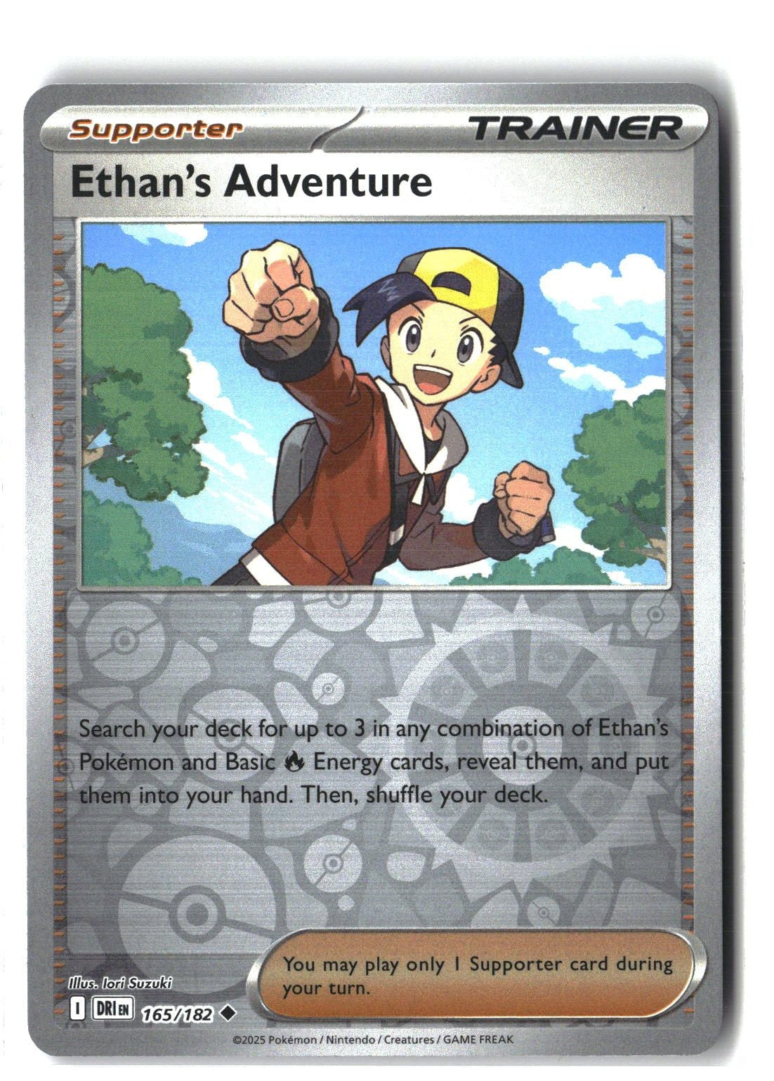 Ethan's Adventure Reverse Holofoil NM (Destined Rivals 165/182)