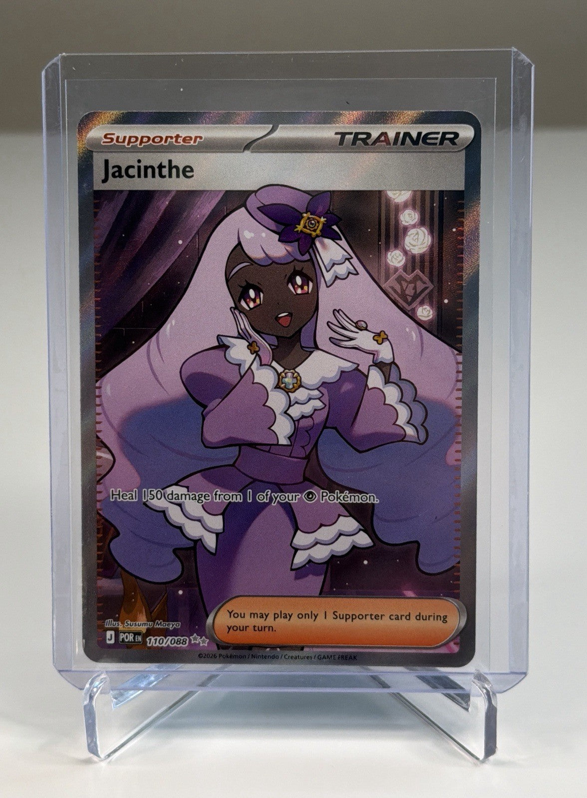Jacinthe 110/088 Me03: Perfect Order Holo Ultra Rare NM Near Mint Pokémon TCG