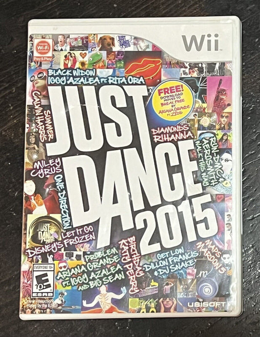 Just Dance 2015 Nintendo Wii 2014 CIB Tested Working Manual