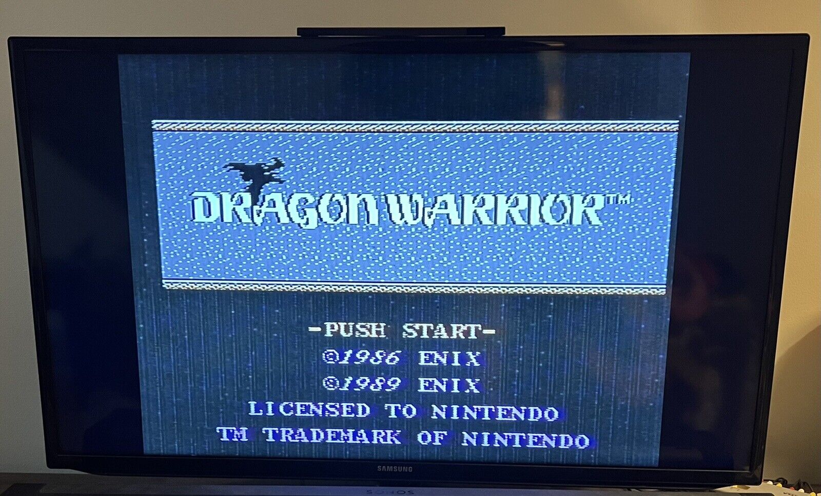 Dragon Warrior (Nintendo NES, 1989) Authentic Tested & Works!