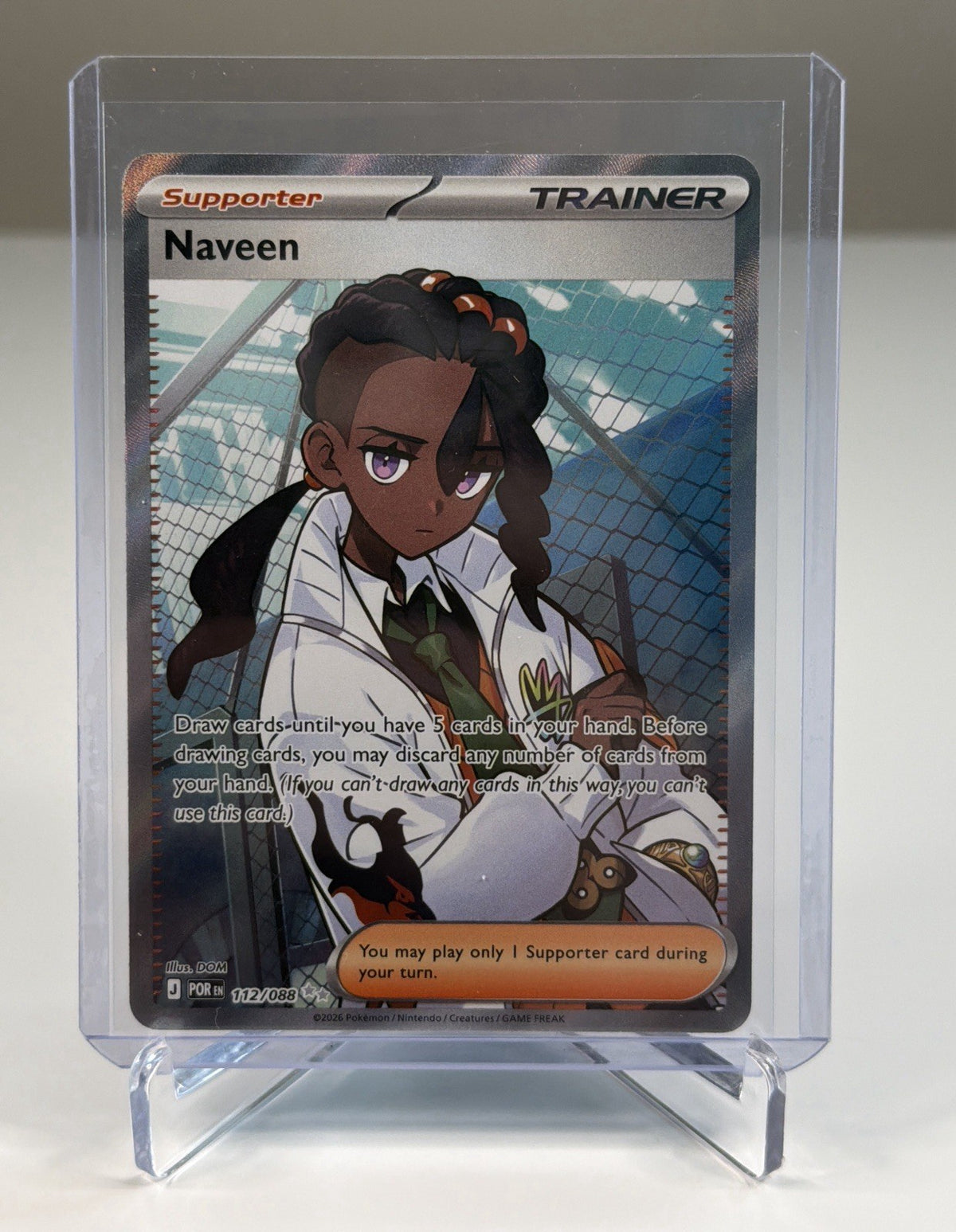Naveen Holo Ultra Rare ME03: Perfect Order 112/088 NM Near Mint Pokémon TCG