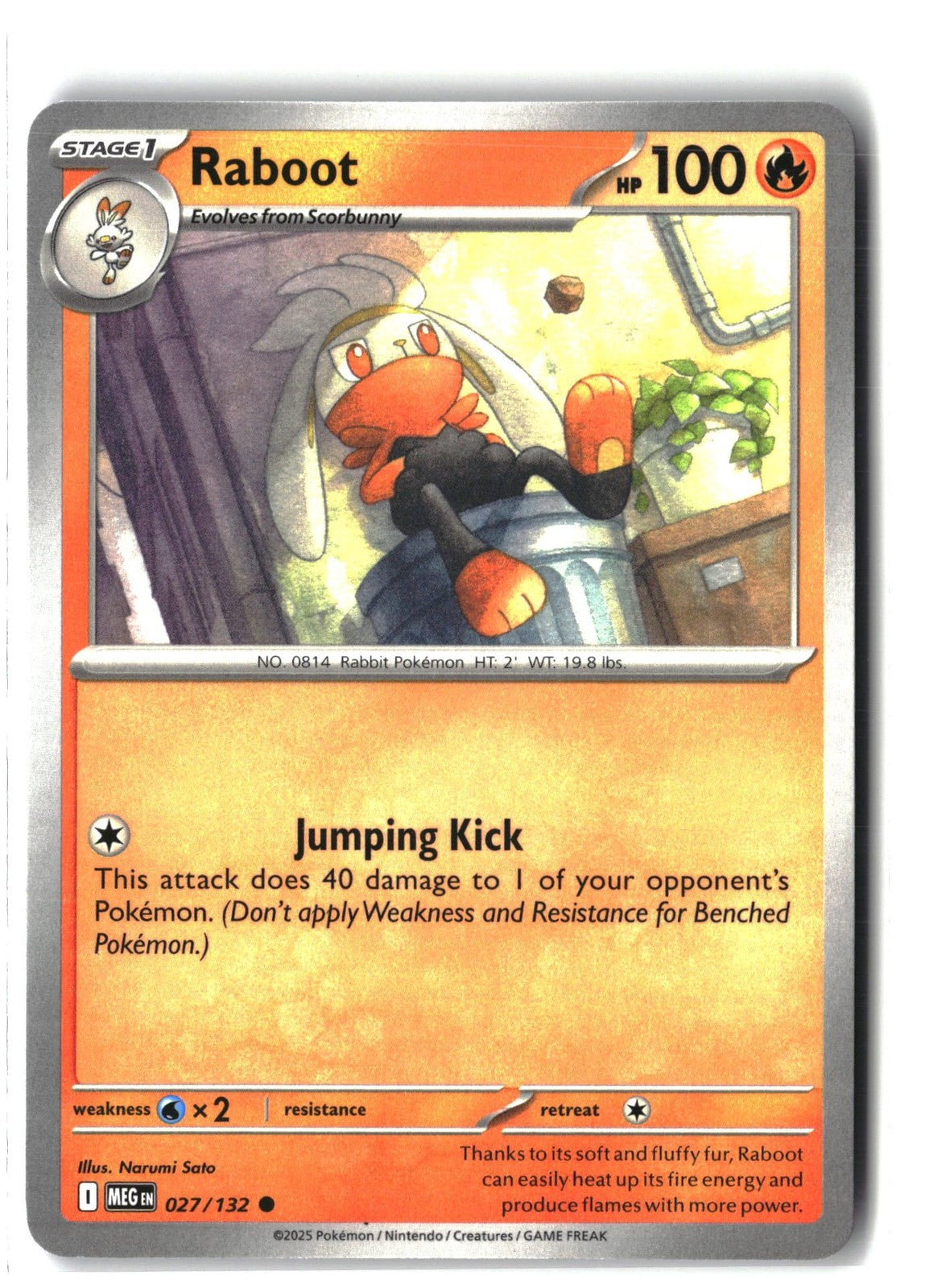 Raboot (Mega Evolution 027/132) NM