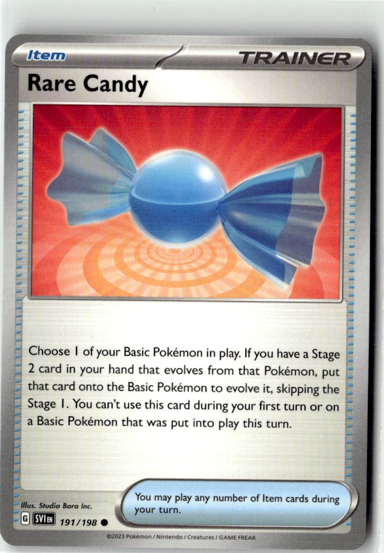 Rare Candy (Scarlet & Violet Base Set 191/198) NM