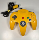 Yellow N64 Nintendo 64 Controller OEM w/ 8BitDo Hall Effect Joystick Tested